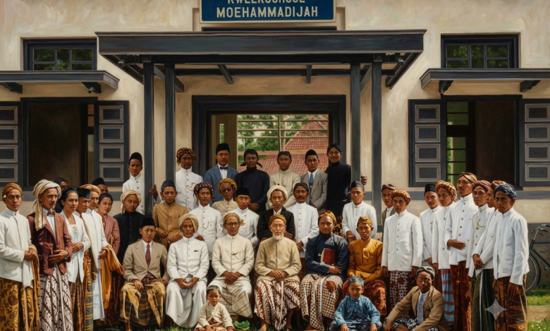 Kweekchsool Muhammadijah (restorasi oleh AI)
